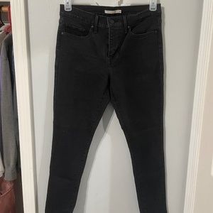 Levi's 311 Black Denim Jeans Size 29